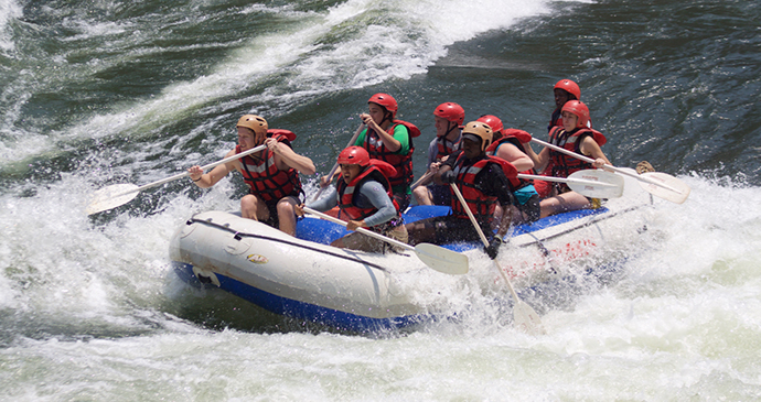 White-water rafting Zambezi River Zimbabwe by Wild Horizons