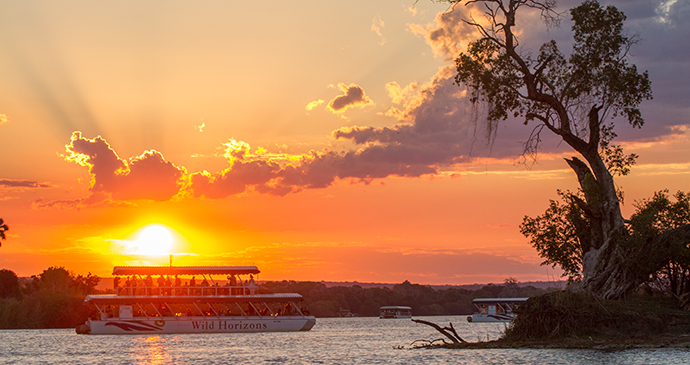 Zambezi River Cruise, Victoria Falls, Zimbabwe by Sarah Kerr, Wild Horizons