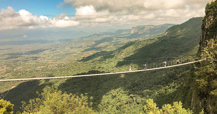 View of arabica coffee district Honde Valley Zimbabwe by Christopher Cragg