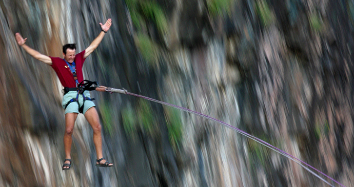 Gorge swinging, Victoria Falls, Zimbabwe by Wild Horizons