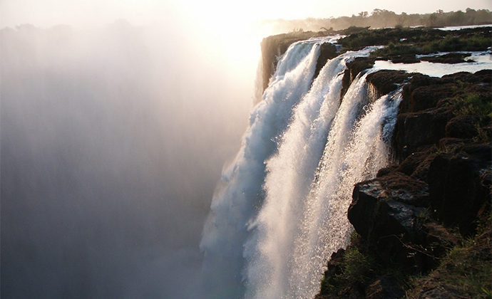 Victoria Falls Zambezi River Zimbabwe by Simon Elton