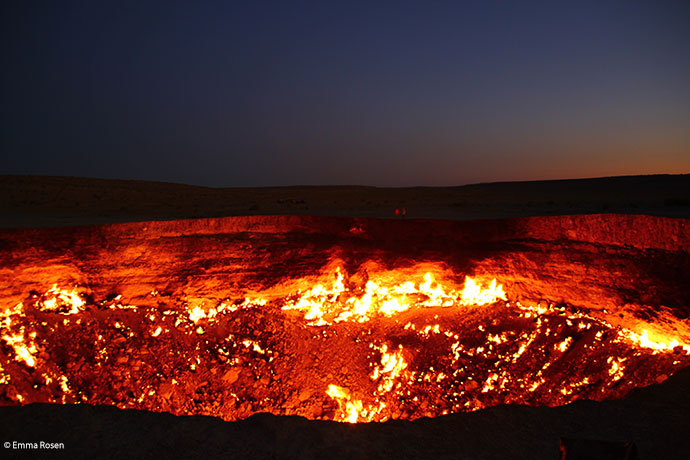 Darvaza Gas Crater by Emma Rosen