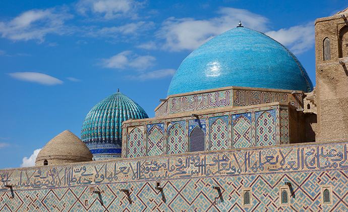 Khoja Ahmed Yassaui Mausoleum Turkestan Kazakhstan by Maria Oleynik