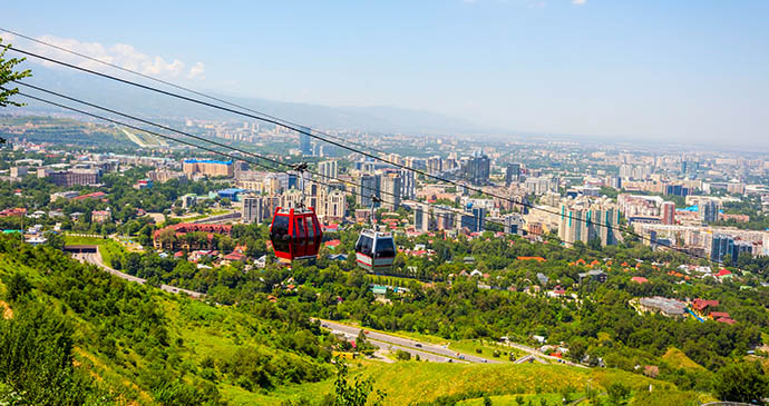 Kok-Tobe Almaty Kazakhstan by Dinozzzaver, Shutterstock