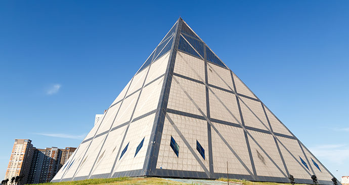 Palace of Peace and Reconciliation Pyramid Astana Kazakhstan By Maykova Galina Shutterstock