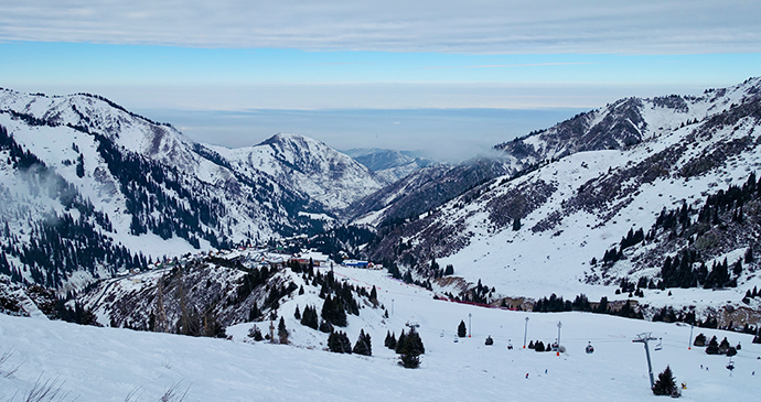 Shymbulak ski resort Almaty Kazakhstan by Maria Oleynik 