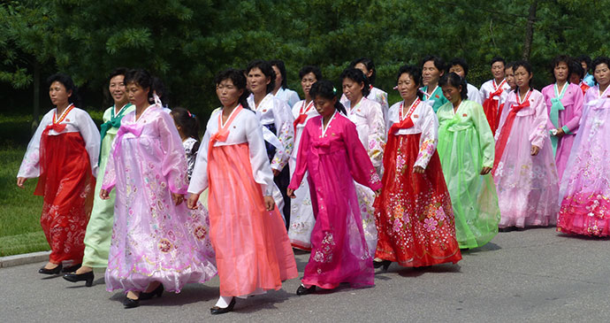 Women in national dress by Hilary Bradt