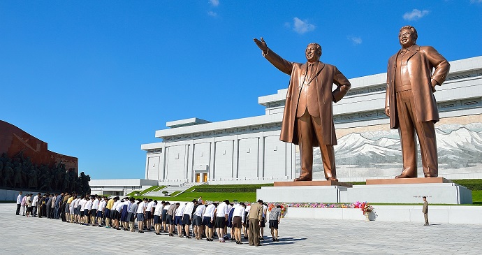 Pyongyang's Mansudae Grand Monument North Korea © Regent Holidays
