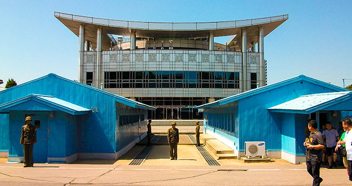 Panmunjom and the DMZ North Korea by Chintung Lee, Shutterstock