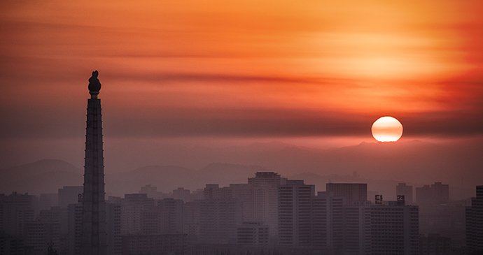 Pyongyang skyline North Korea by Ablakat, Shutterstock
