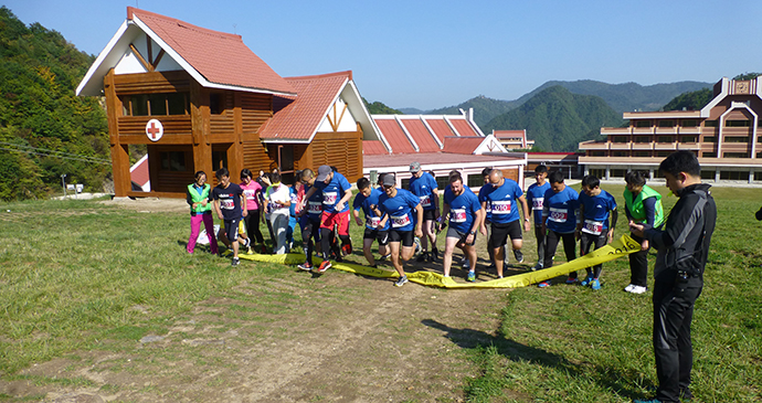 Masikryong 10k, North Korea © Hilary Bradt