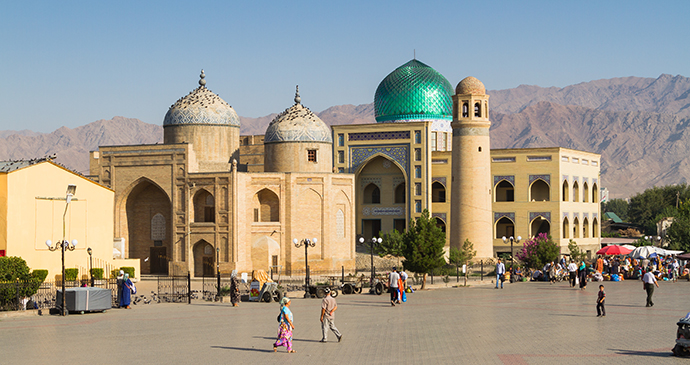 Khujand mosque Tajikistan by Milosz Maslanka Shutterstock