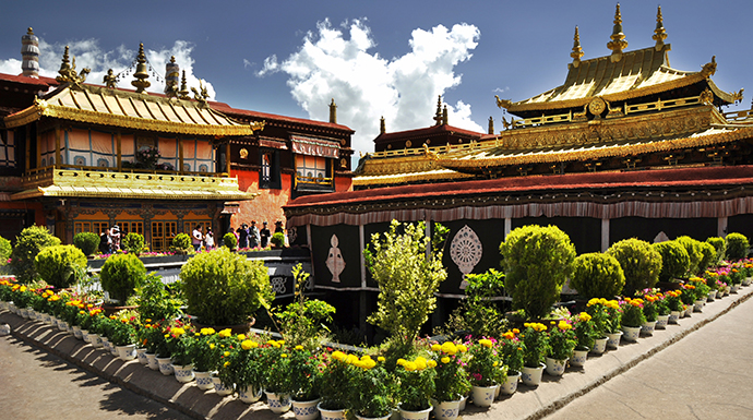 Jokhang Temple Lhasa Tibet China by Antony007007, Dreamstime