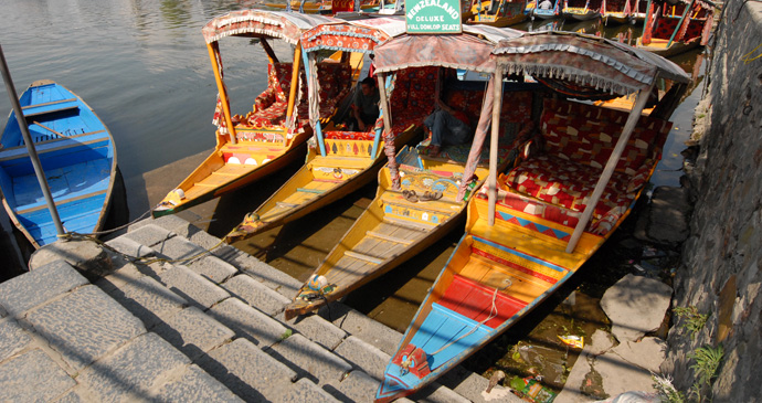 Boats on the lake in Srinagar, Kashmir, India by Maximum Exposure Productions 2013