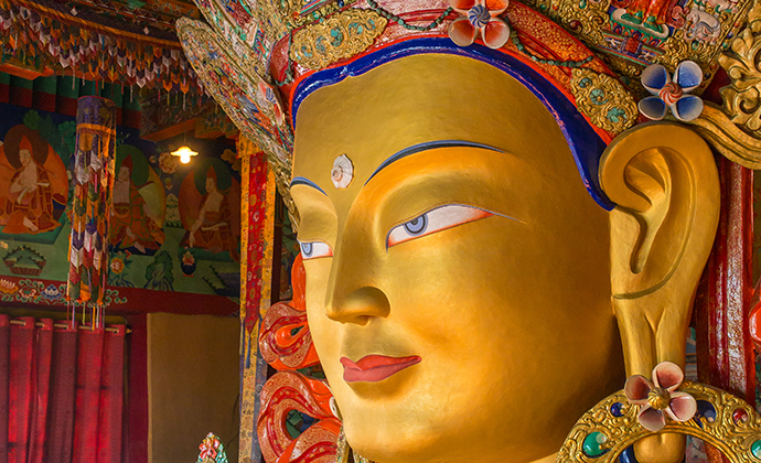 Maitreya Buddha, Thiksey Gompa, Ladakh, India by Mazur Travel, Shutterstock