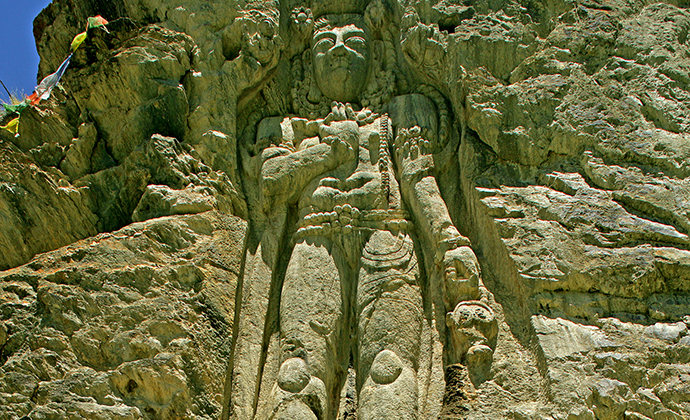 buddha statue Khartse Khar Ladakh India by J&K Tourism