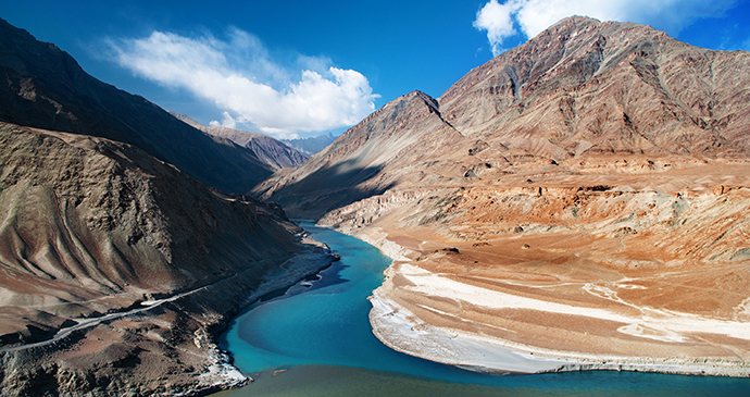 Indus River, Ladakh, India by szefei, Shutterstock