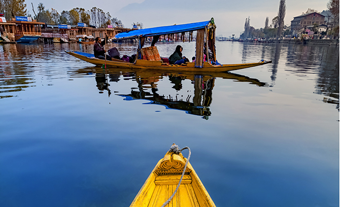 Houseboats, Dal Lake, Srinagar by ImagesofIndia, Shutterstock