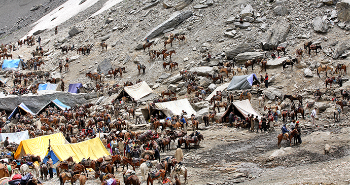 Amarnath Yatra, Kashmir, India by Vladimir Melnik, Shutterstock