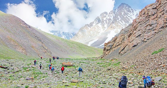 Stok Kangri in Ladakh has India's highest treatable summit.  