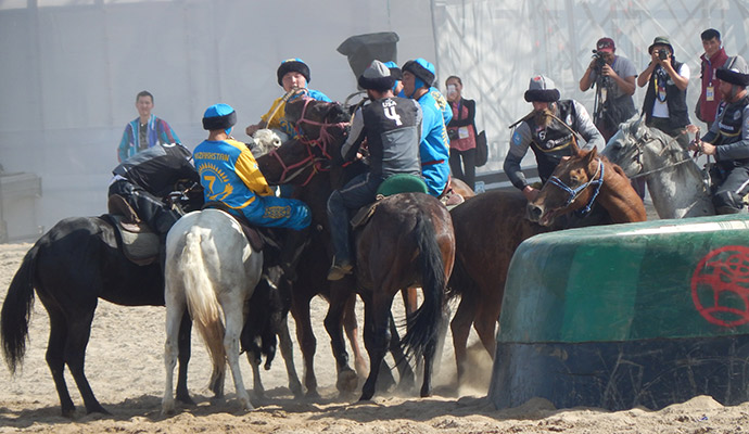 kok boru, World Nomad Games, Kyrgyzstan by Carys Homer