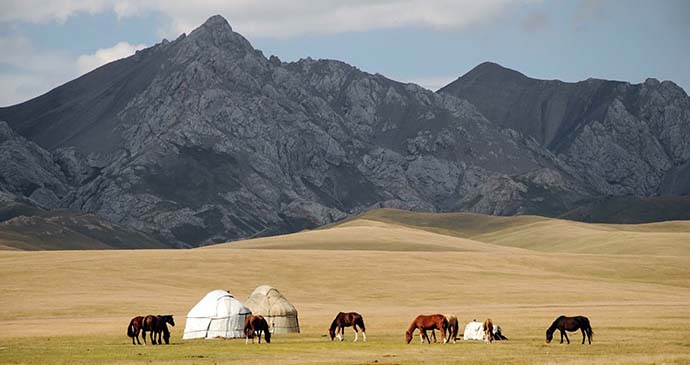 A shepherd’s yurt, Kyrgyzstan by Pavel Svoboda, Shutterstock