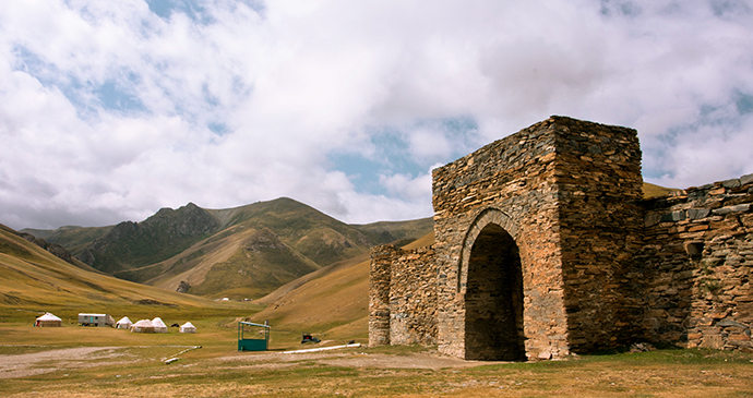 Tash Rabat Silk Road Kyrgyzstan by Radiokafka Shutterstock