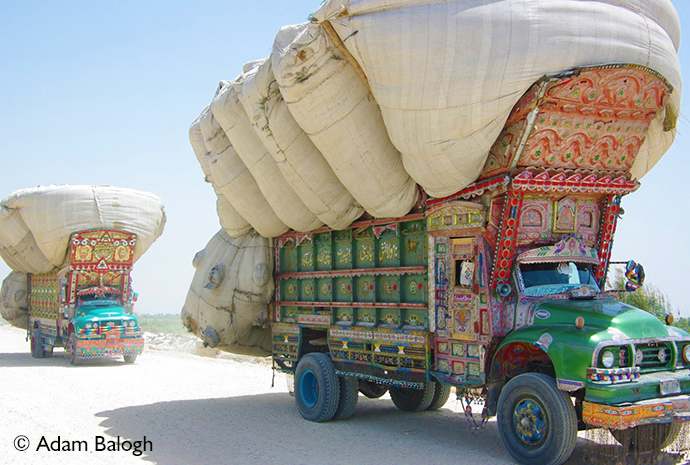 Trucks Thatta Kirachi Pakistan by Adam Balogh