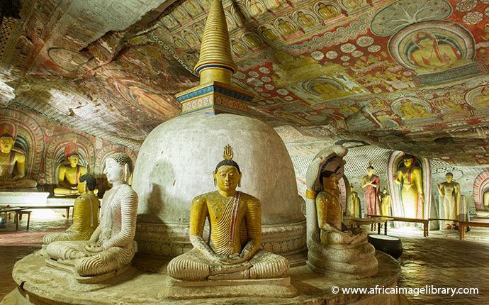 Dambulla Rock Temple Sri Lanka by Ariadne Van Zandbergen, Africa Image Library