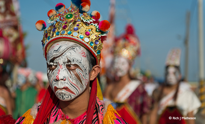 Zhentou Taiwan temple indigenous festival by Rich Matheson