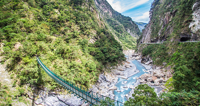 Taroko Gorge Taiwan by ThePonAek Shutterstock