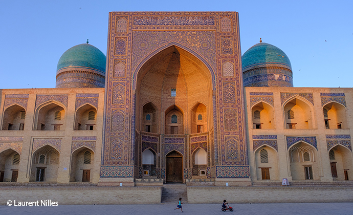 Mir-i Arab Madrasa Bukhara Uzbekistan Laurent Nilles