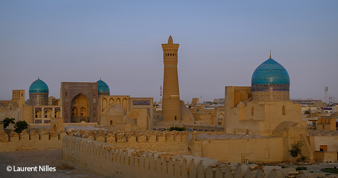 Bukhara Skyline Poi Kalyon Uzbekistan Laurent Nilles