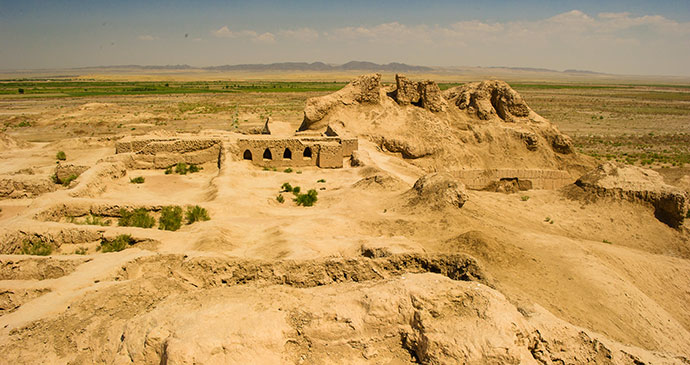 Fortresses Kyzylkum Desert Uzbekistan by Sophie Ibbotson