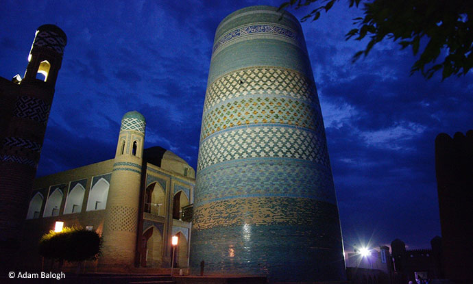 Kalta Minor in Khiva, Uzbekistan by Adam Balogh