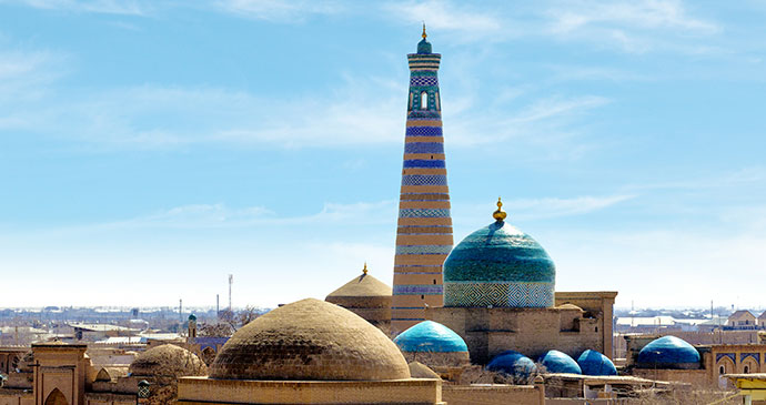 Khiva Uzbekistan by renoe, Shutterstock