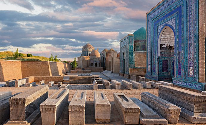 Shah-i Zinda Samarkand Uzbekistan by MehmetO, Shutterstock