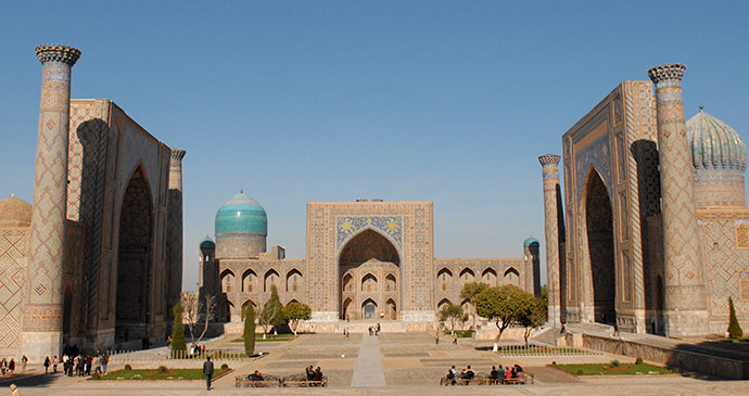 Registan Samarkand Uzbekistan shutterstock by Sophie & Max Lovell-Hoare