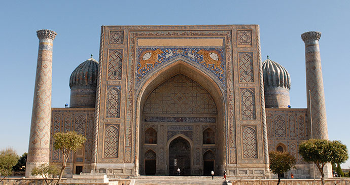 Sher Dor Madrasa Registan Samarkand by Sophie Ibbotson and Max Lovell-Hoare