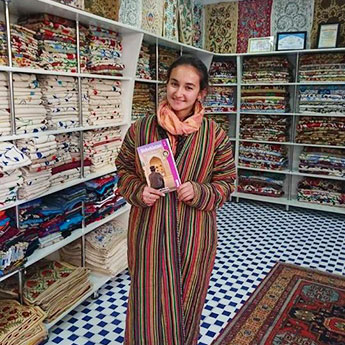 Vazira Suzani Shop Bukhara Uzbekistan by Laura Pidgley