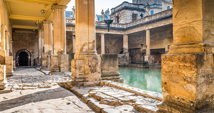 Roman Baths, Bath, England by The Roman Baths