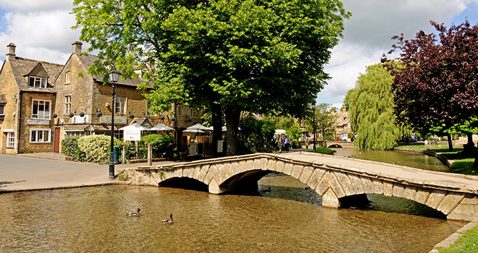 Bourton-on-the-Water, Cotswolds, England by Caron Badkin, Shutterstock