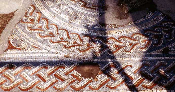 Woodchester Mosaic, Cotswolds, England by Adrian Pingstone