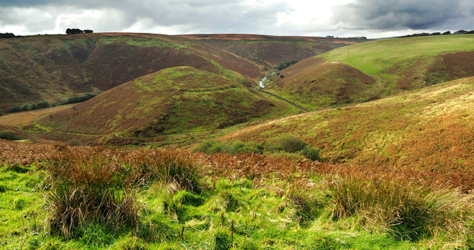 Cow Castle, outdoor activities, Exmoor, UK by John Checkley