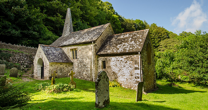 Culbone church, North Devon, UK by Nigel Stone