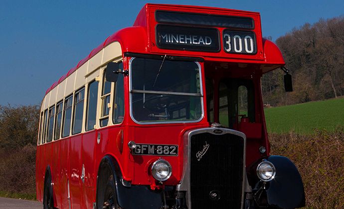 Quantock Heritage Bus, Exmoor, UK by Visit Exmoor