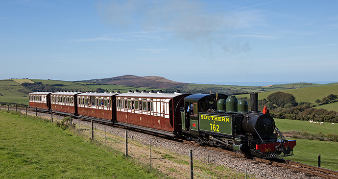 Woody Bay train, Exmoor, UK by Anthony Christie