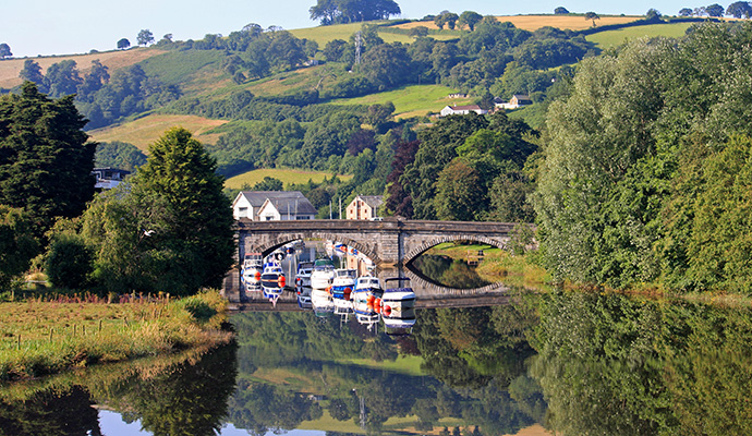 River Dart South Devon Britain by jennyt Shutterstock