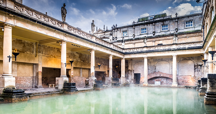 Great Bath The Roman Baths Bath Somerset by Bath & Northeast Somerset Council