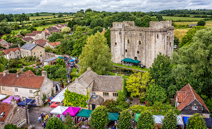 Nunney Castle Nunney Somerset by Nigel Jarvis Shutterstock